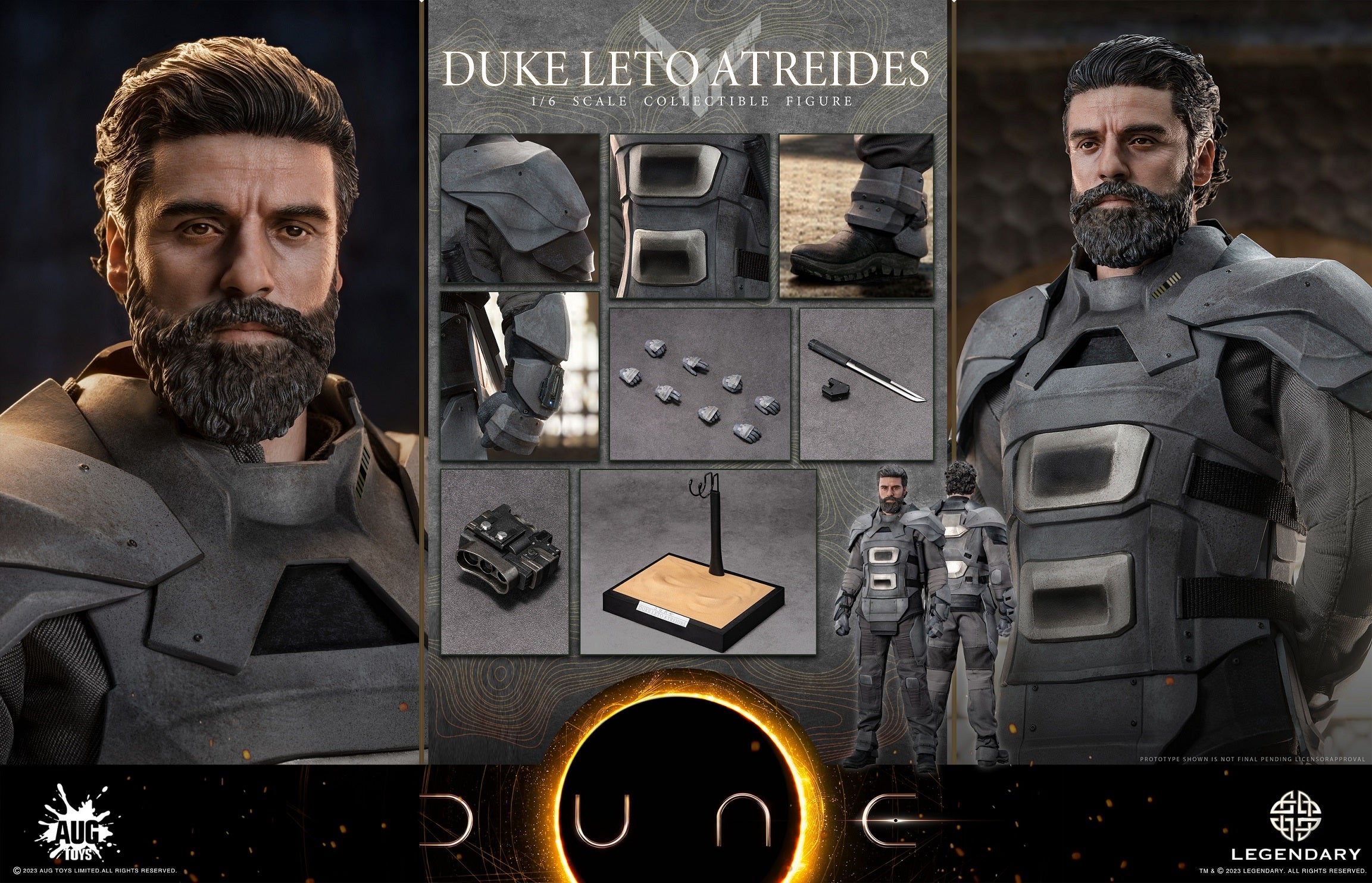 Aug Toys DL004 1/6 Scale Dune Duke Leto Atreides - Image 12