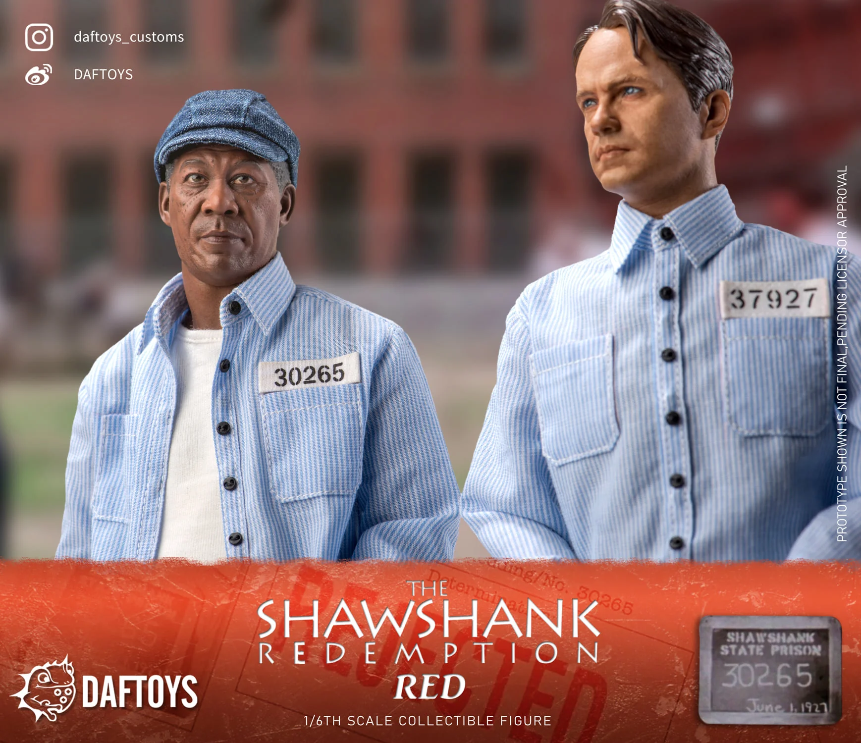 Daftoys F020 The Shawshank Redemption Ellis Boyd Redding (Red) 1/6 figure set - Image 15