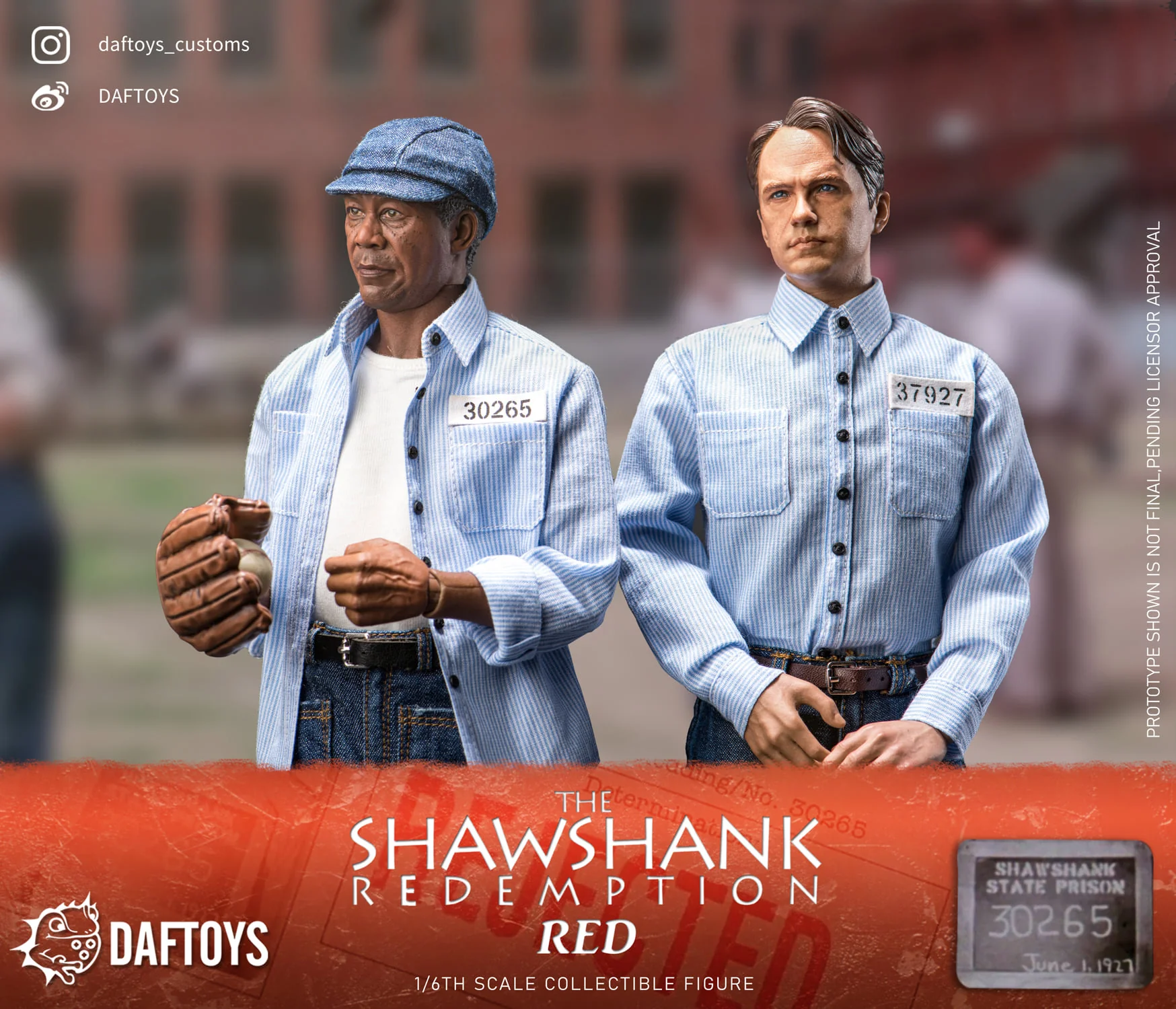 Daftoys F020 The Shawshank Redemption Ellis Boyd Redding (Red) 1/6 figure set - Image 16