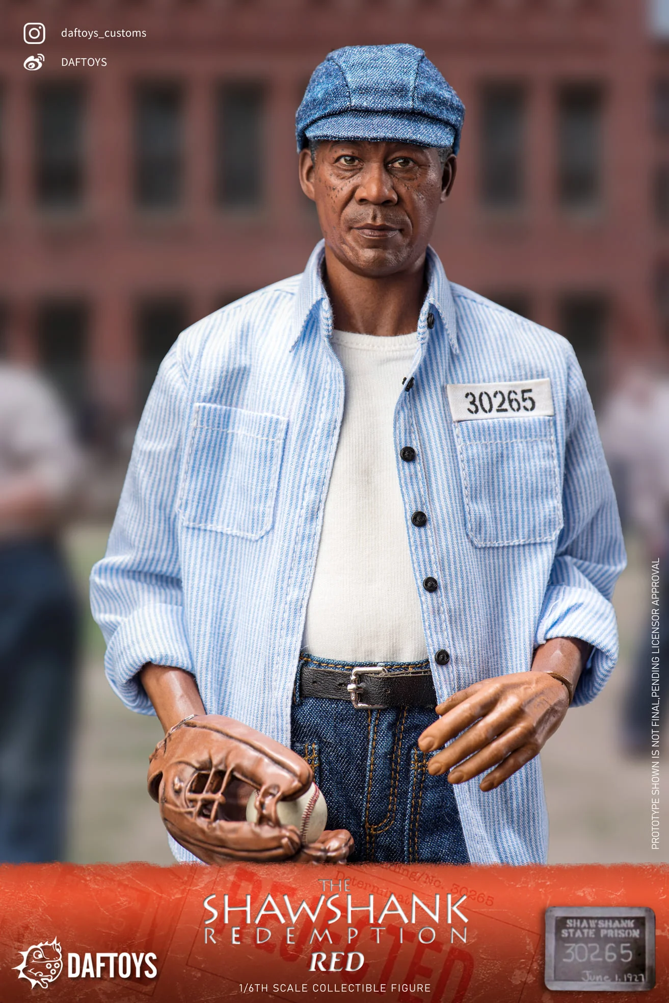 Daftoys F020 The Shawshank Redemption Ellis Boyd Redding (Red) 1/6 figure set - Image 6