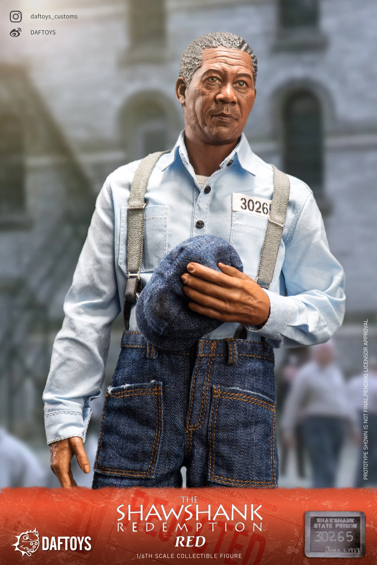 Daftoys F020 The Shawshank Redemption Ellis Boyd Redding (Red) 1/6 figure set - Image 8