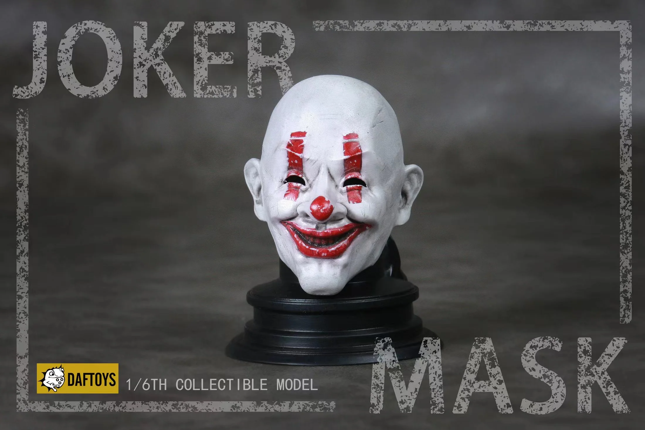 Preorder! Daftoys F025 1/6 Scale Set of 6 Joker Masks with Base - Image 5