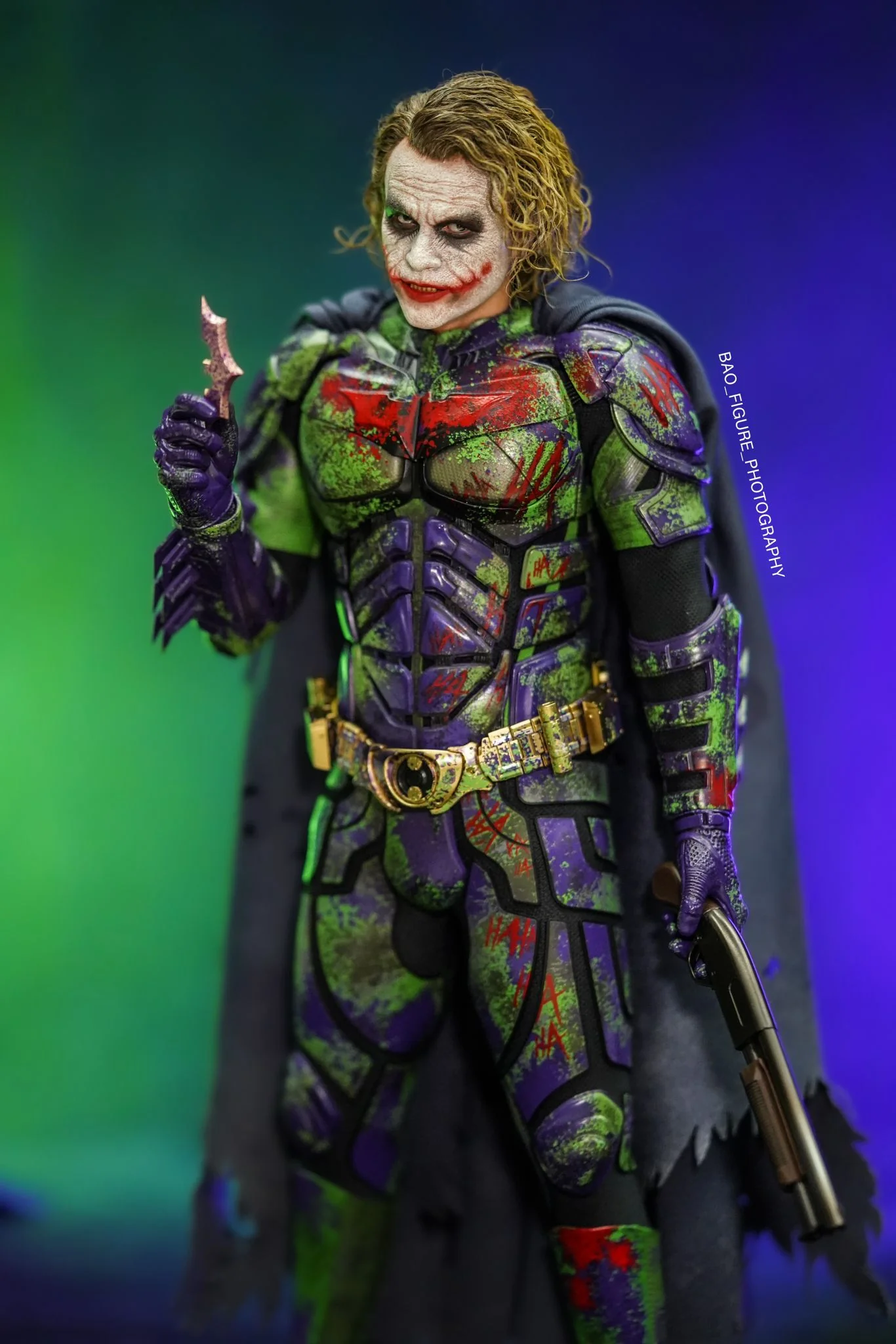 Hot Toys MMS752AE DC Batman The Dark Knight The Joker Batman Imposter Version Exclusive Artisan Edition 1/6 Scale Collectible Figure - Image 5