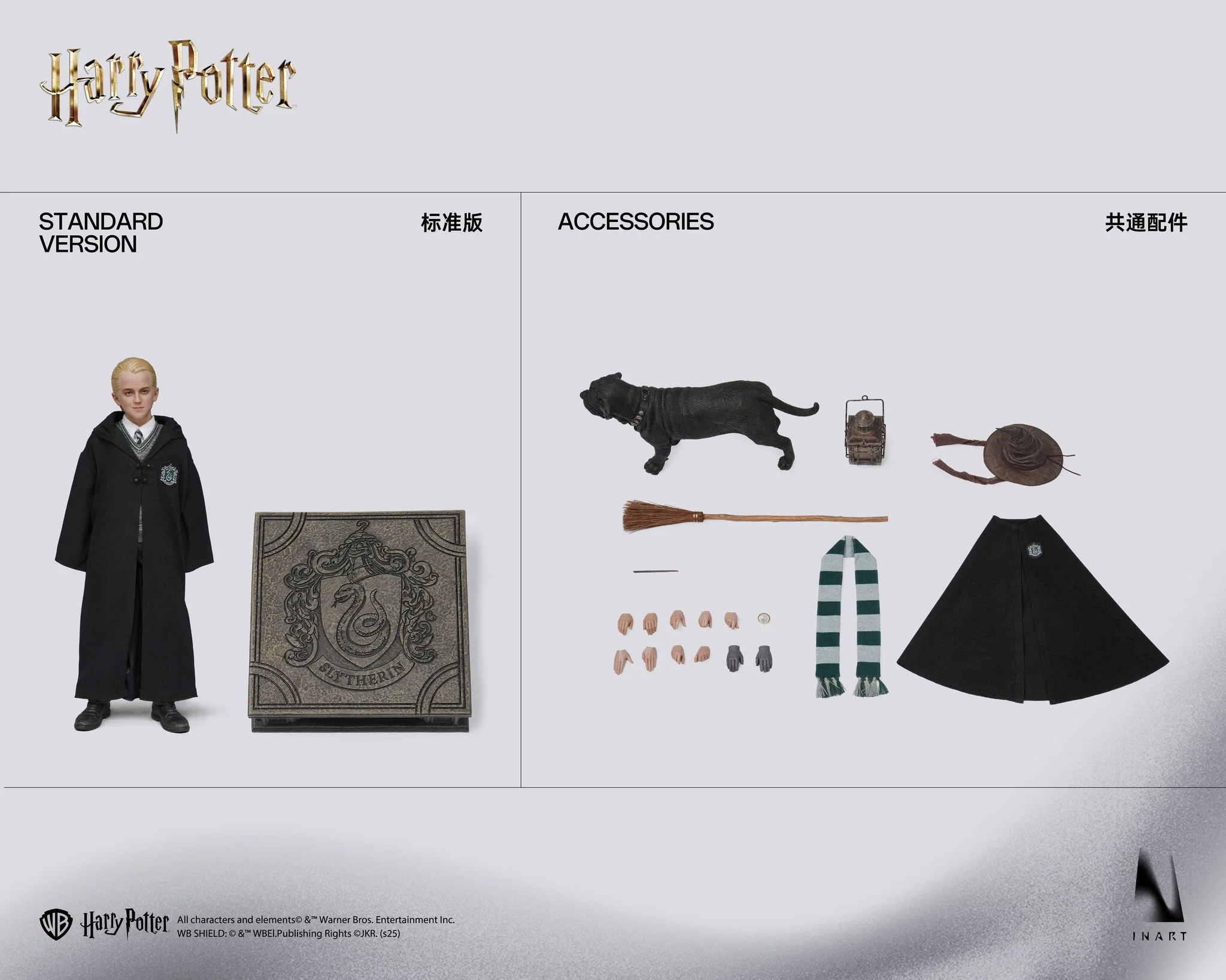Preorder! INART Harry Potter and the Philosopher’s Stone Draco Malfoy 1/6 Collectible Figure Standard Edition Sculpted Hair - Image 3