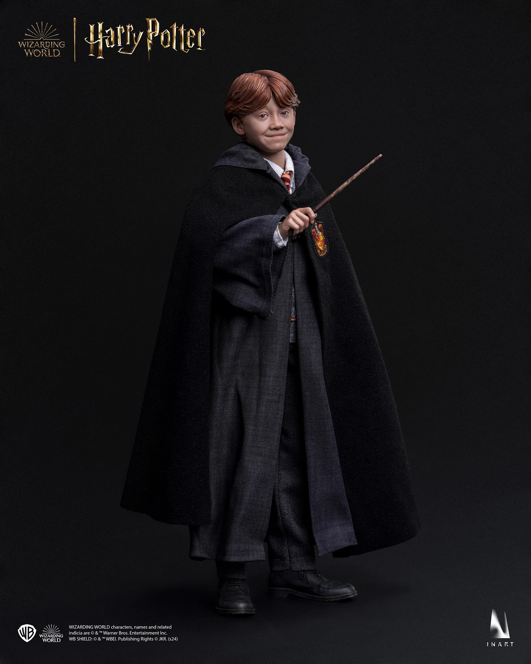 INART Harry Potter and the Philosopher's Stone - Ron Weasley 1/6 Collectible Figure Standard Edition (Sculpted hair) - Image 7