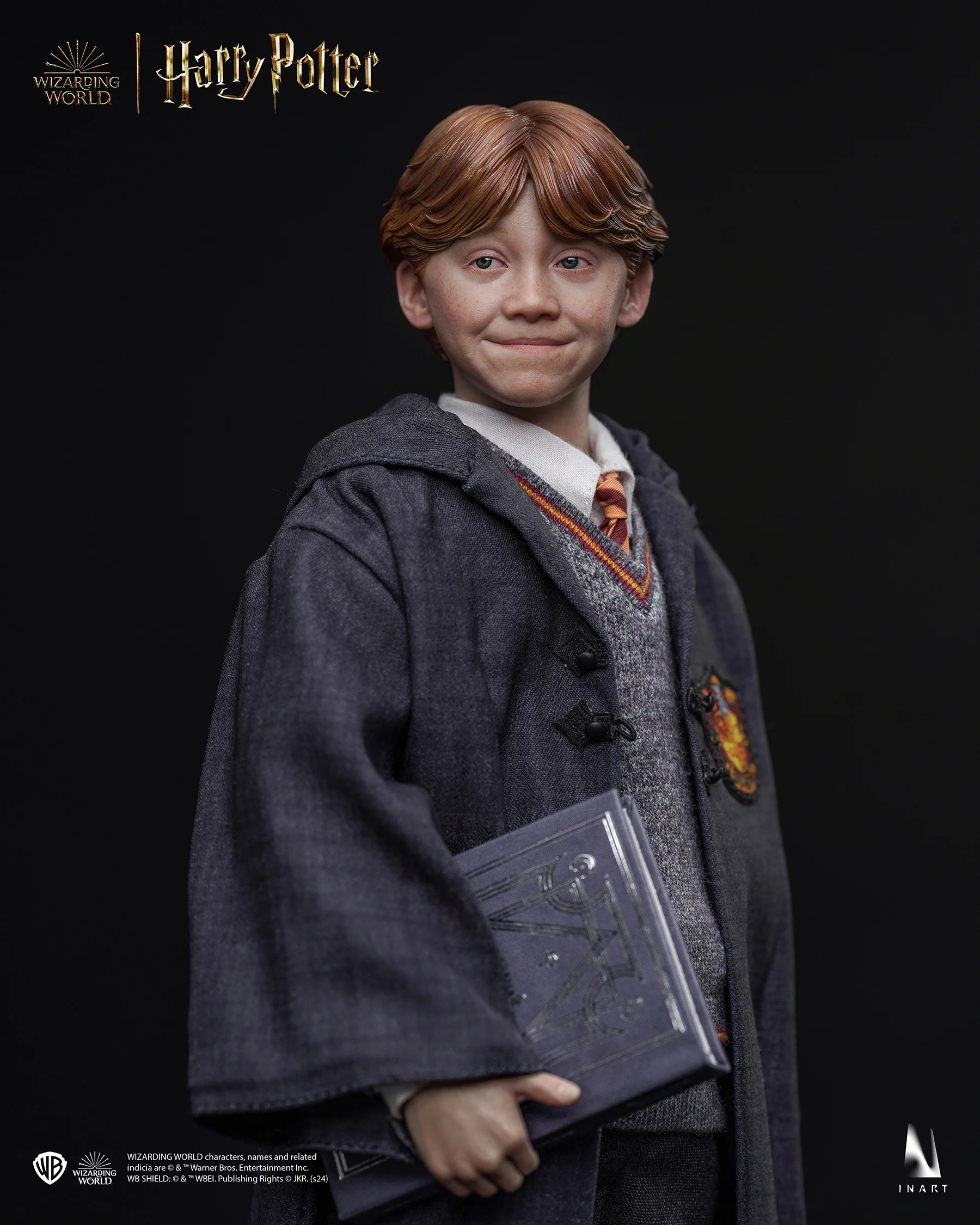 INART Harry Potter and the Philosopher's Stone - Ron Weasley 1/6 Collectible Figure Standard Edition (Sculpted hair) - Image 8