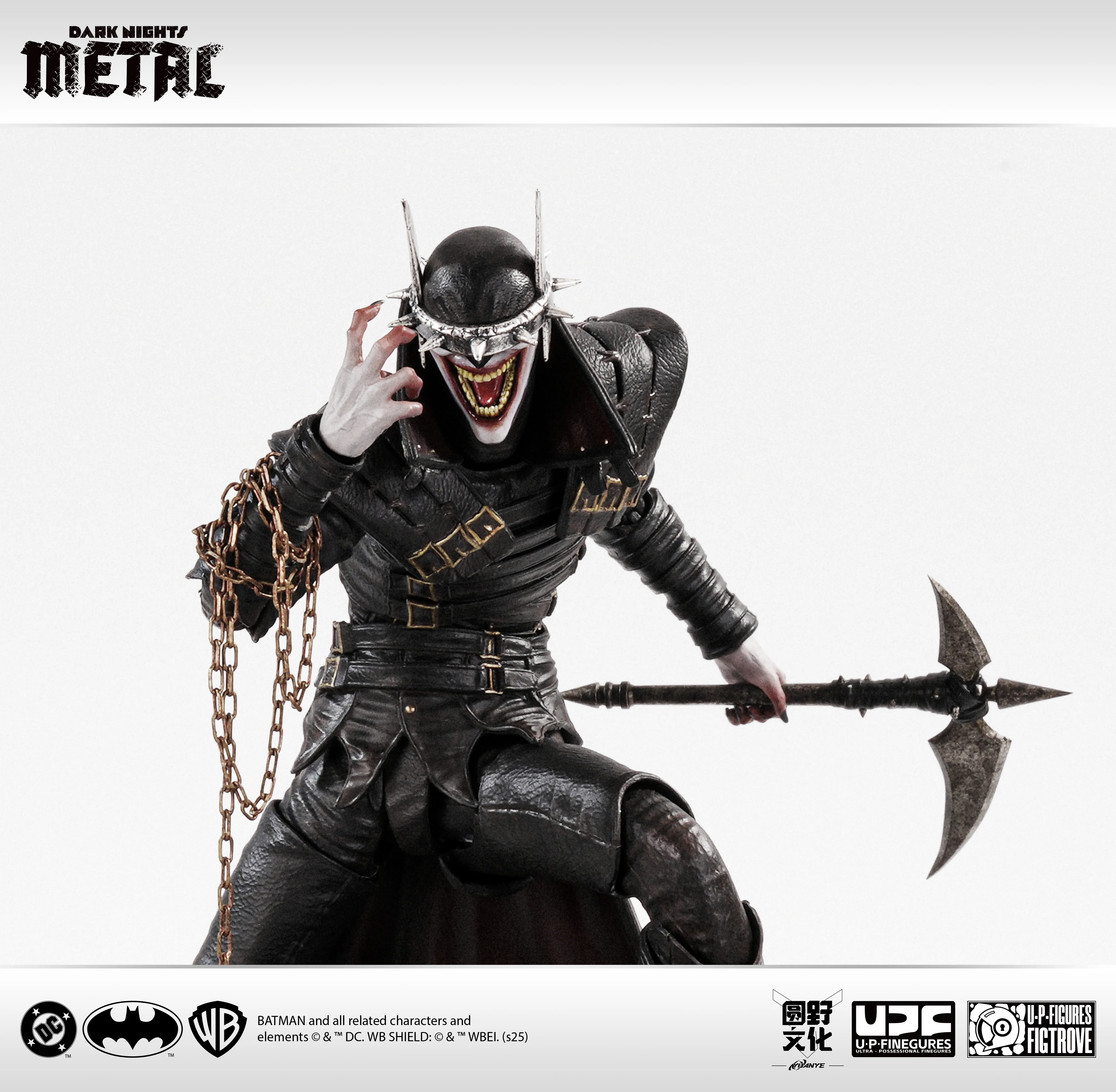 Preorder! Yuanye Culture X U-P-Finegures (LPZZ)「良品制造」The Batman Who Laughs (Dark Nights: Metal) 1/12 Scale Action Figure - Image 4