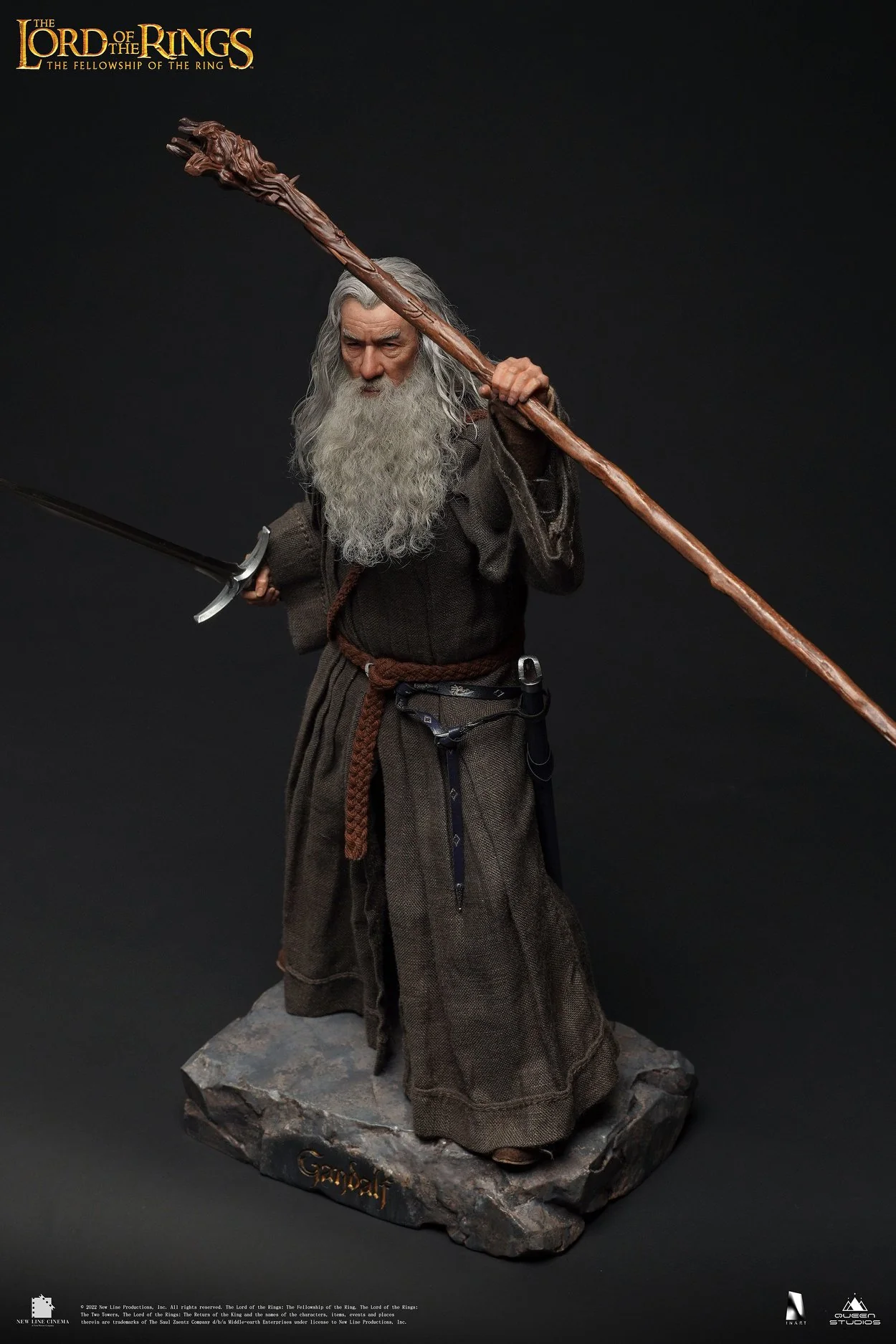 Queen Studios INART Lord of The Rings Gandalf 1/6 Scale Collectible Figure - Image 8