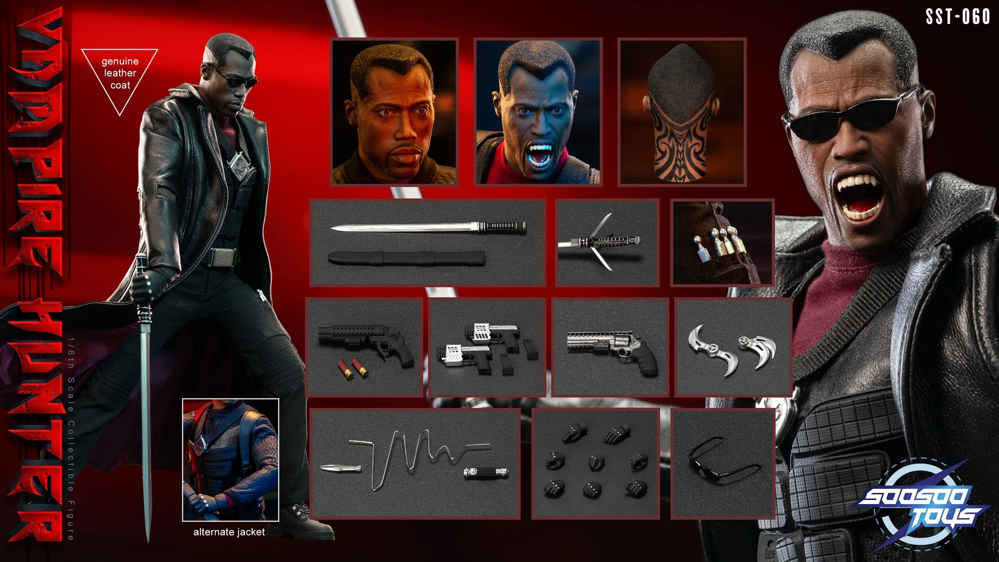 Soosootoys SST060 Vampire Hunter  1/6 Scale Collectible Figure - Image 16