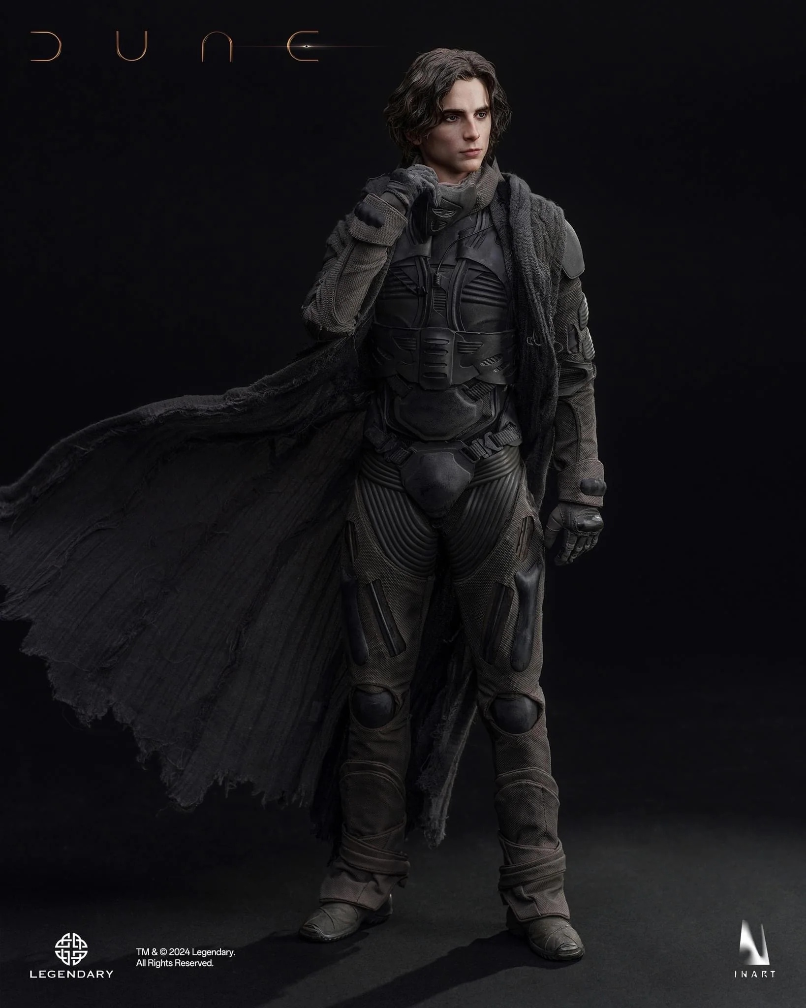 INART DUNE Paul Atreides Deluxe Edition 1/6 Collectible Figure (Rooted Hair) With Desert Mouse - Image 5